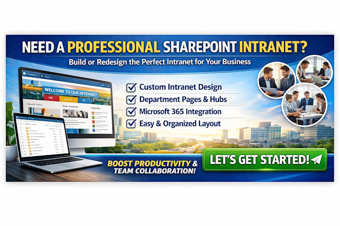 Créez, repensez un intranet sharepoint professionnel pour votre entreprise