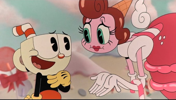 do 2d rubber hose animation, 2d cuphead animation, 2d vintage cartoon