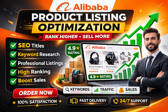 create and optimize alibaba product listings