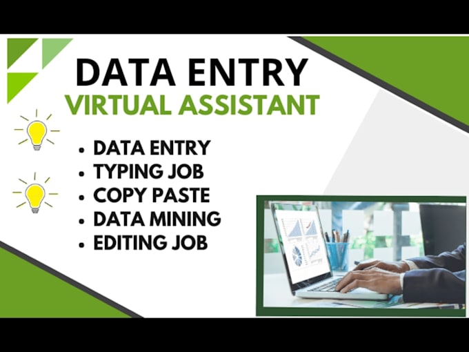 do accurate data entry, excel data entry, web research and copy paste