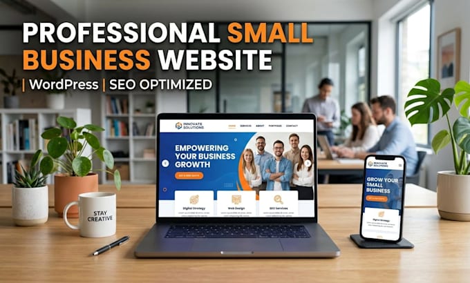 create a small business website with local SEO optimized