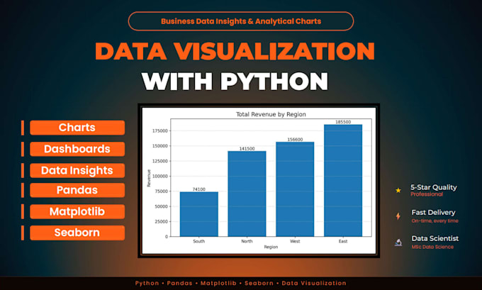 create data visualizations and insights using python