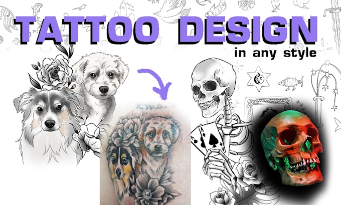 draw tattoo design professional
