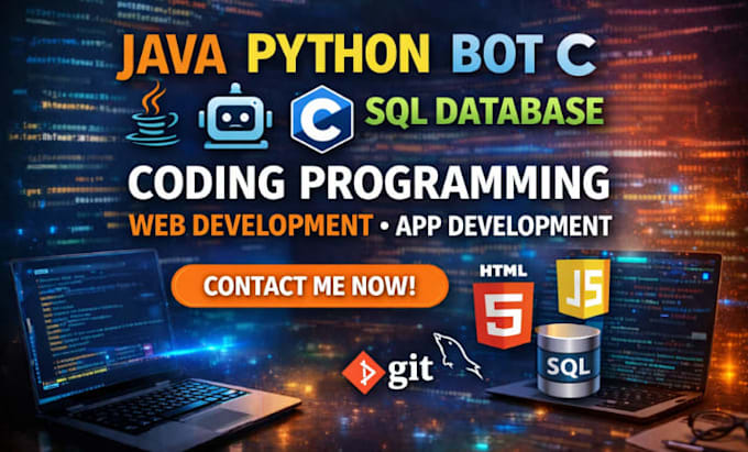 script java python bot c sql database programming projects coding