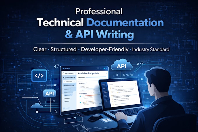 be your technical documentation and API writing