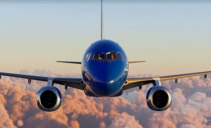 craft 3d modelling airports scenery, buildings, airplanes for msfs with lods