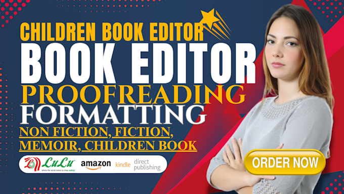 do children story editing proofread and format short story, children book editor
