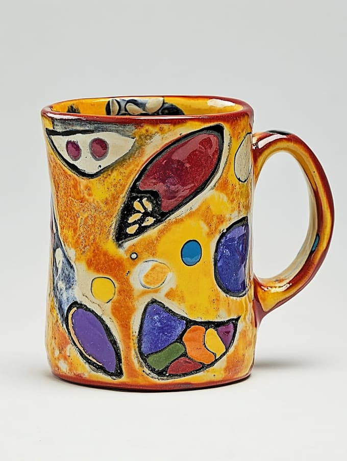 create a custom coffee mug design or coffee cup design