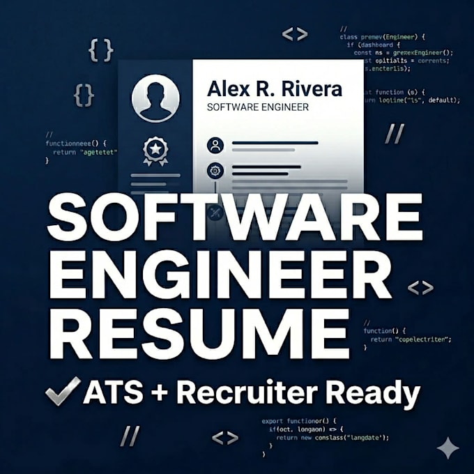 write a professional software engineer resume for ats and recruiters