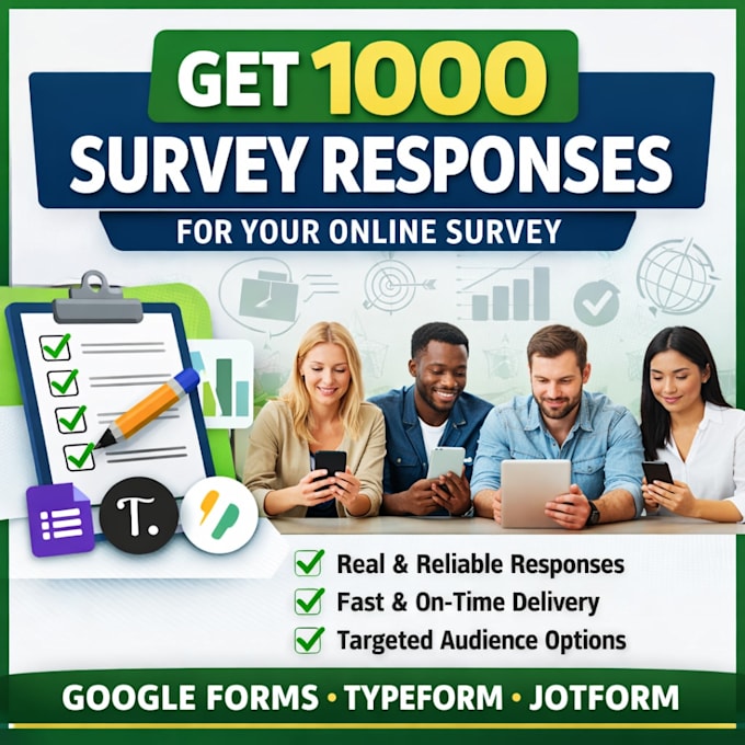 deliver real responses for google forms, typeform, or jotform