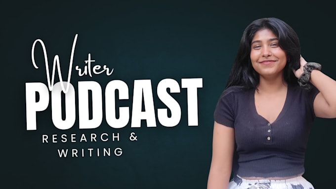 research and write your podcast show