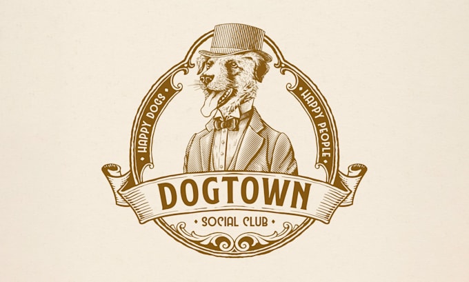 do modern animal dog pet care veterinary logo