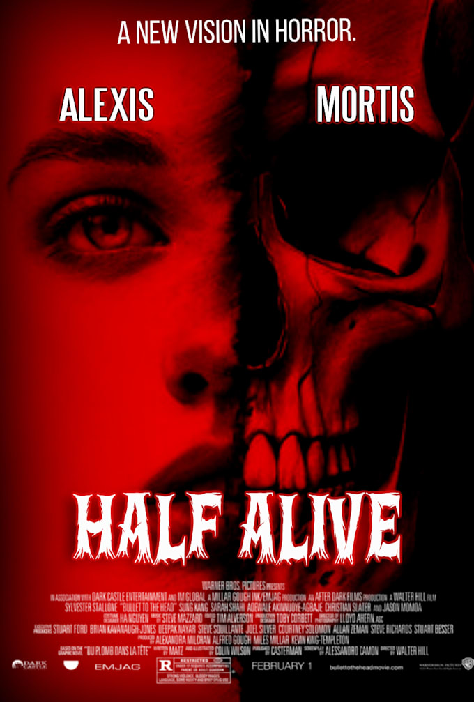 design a professional cinematic movie poster or horror poster