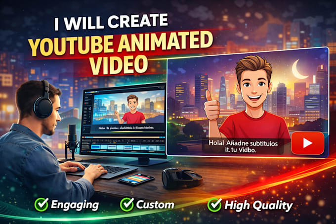 create youtube animated video