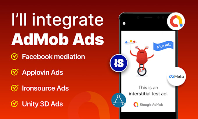 admob integration android  banner, interstitial rewarded ads