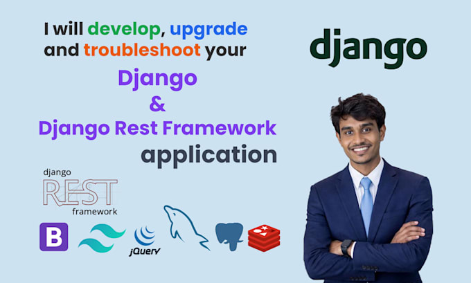 develop python scripts, django and fast api web application