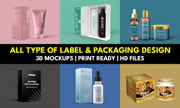 design a premium supplement product label and product packaging