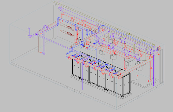 draft any plumbing system in cad or revit