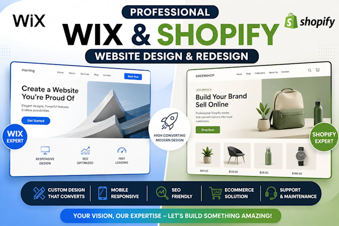 build wix website redesign wix website design german shopify website design