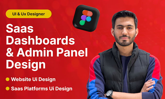 design modern saas dashboard UI UX and admin panel in figma