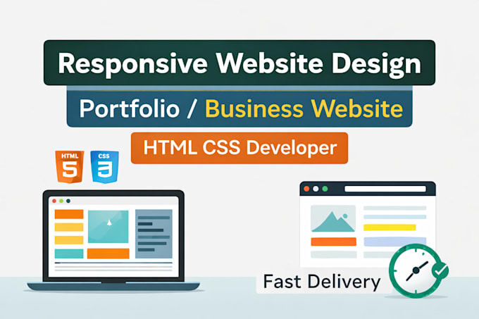 Construir um site de portfólio responsivo usando html e css