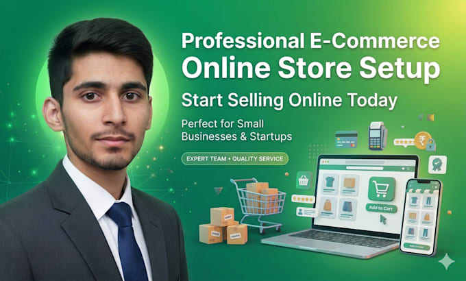 create a professional e commerce online store for your business