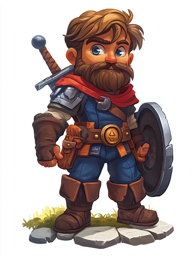 draw 2d character or 2d game character