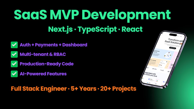 build your saas mvp with nextjs and typescript