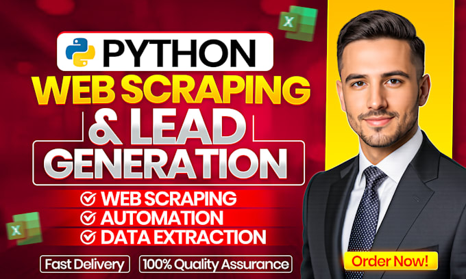 do python web scraping, website data extraction, leads scraper, data collection