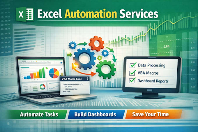 excel reports, dashboards, and repetitive tasks