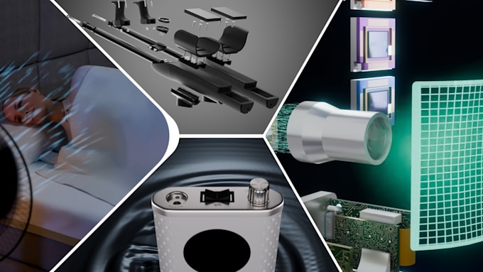do 3d product assembly, installation guide and explainer animation video