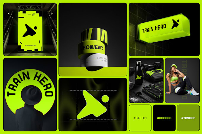 do modern, creative logo design and branding kit