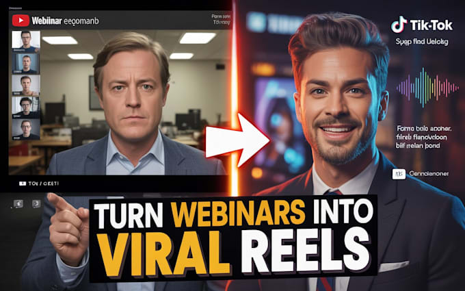repurpose your webinars and zoom calls into professional reels