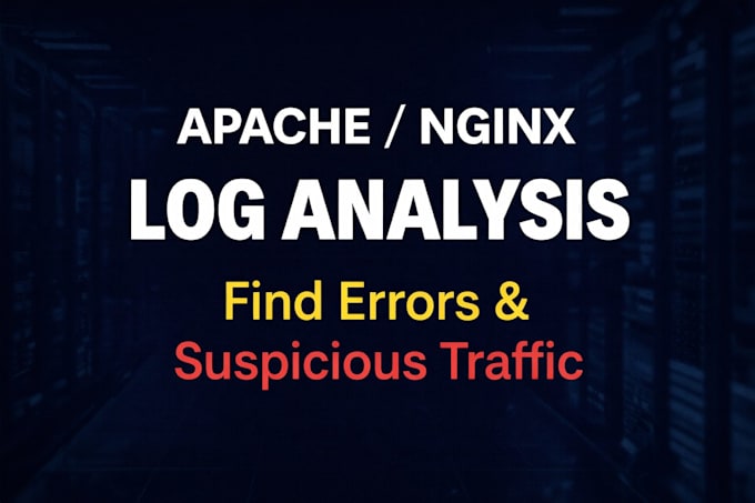analyze apache or nginx logs for errors and suspicious traffic