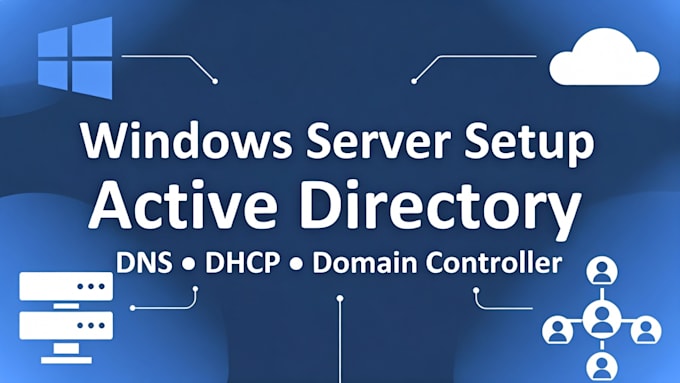 install n configure win server, active directory, dns, dhcp, domain controller