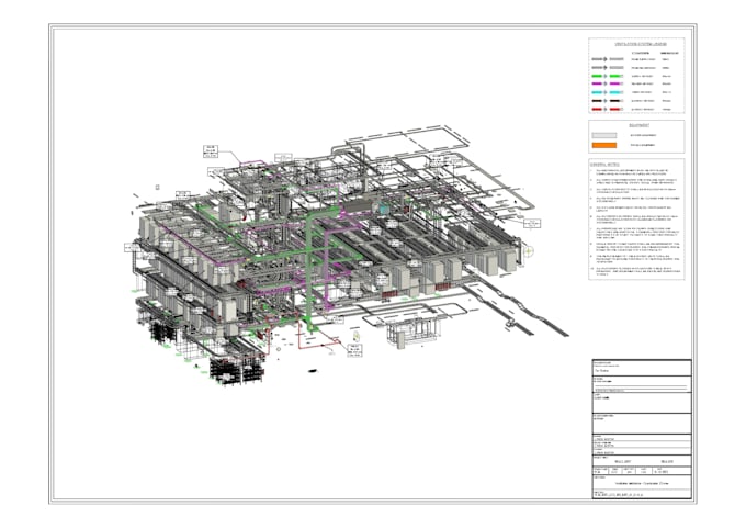 design hvac system, ducting, piping, and mep drawings in revit
