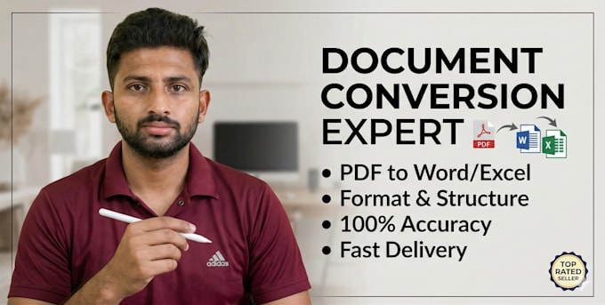 convert PDF to word, excel, or google docs with  accuracy
