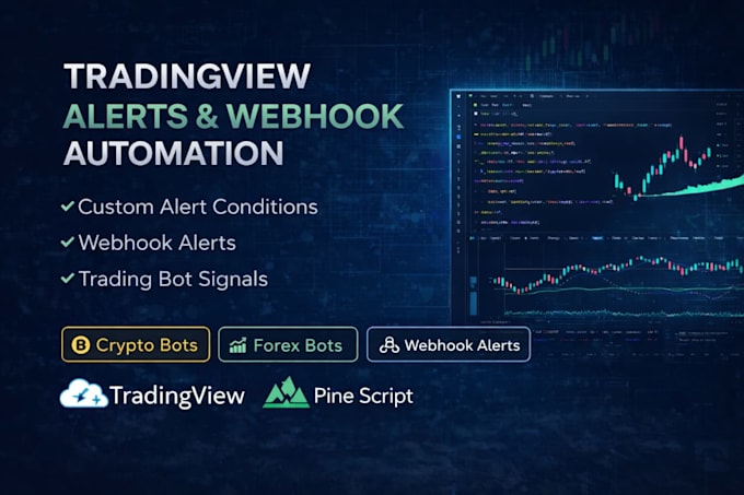 Crear alertas de webhook en tradingview pine script para bot de trading ...