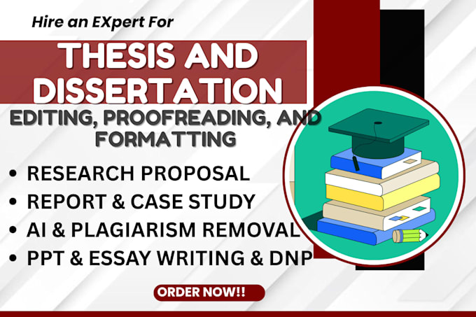 edit and proofread thesis, dissertation, proposal, essay or academic writing