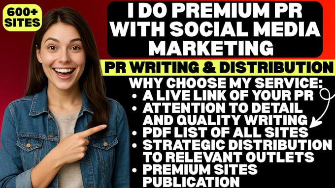 do press release distribution with social media marketing