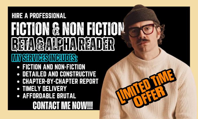 be your alpha beta reader, romance beta reader, fantasy, memoir, fiction ebook