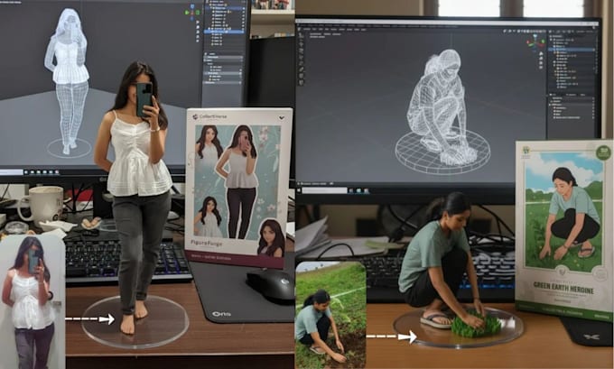 convert your 2d image into 3d model stl file for 3d printing