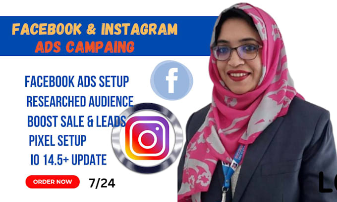 create ads campaign, run facebook ads and instagram ads