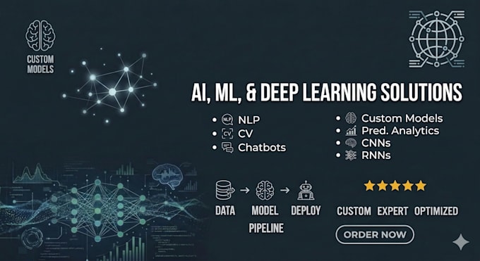 build custom ai, machine learning and deep learning models using python