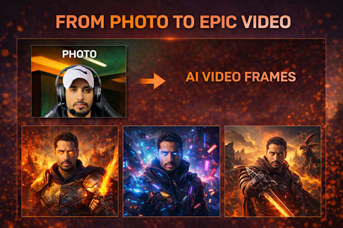 transform your photo into epic cinematic ai video