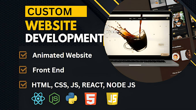 build a professional modern animated website