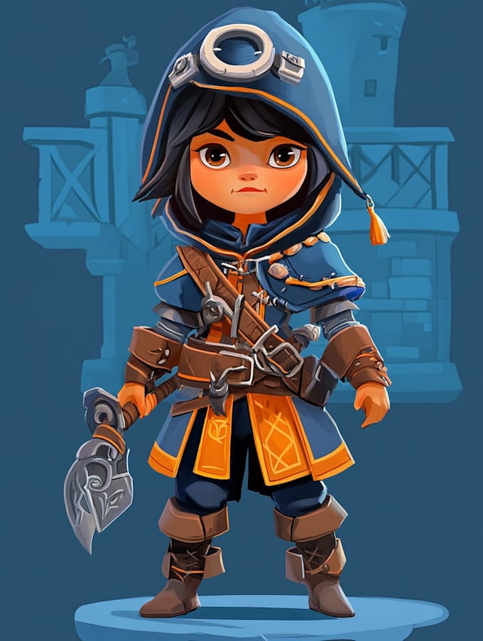 create 2d game character