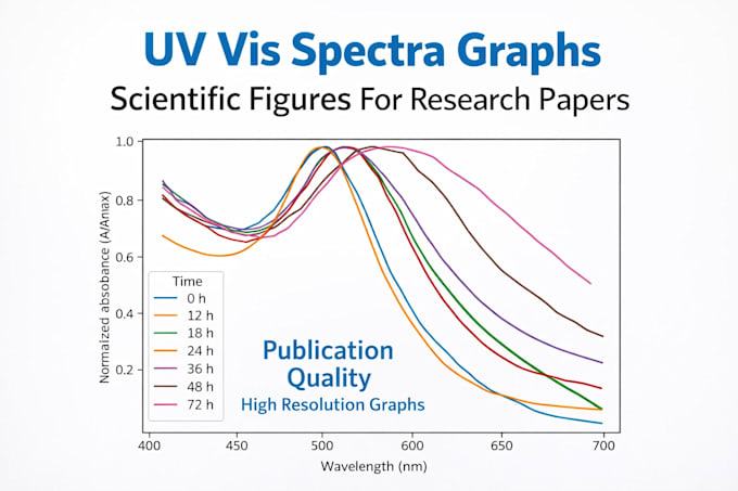 create uv vis spectra graphs and scientific figures for research papers