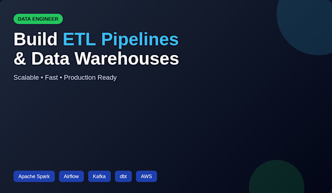 build etl pipelines using apache spark, airflow and modern data stack