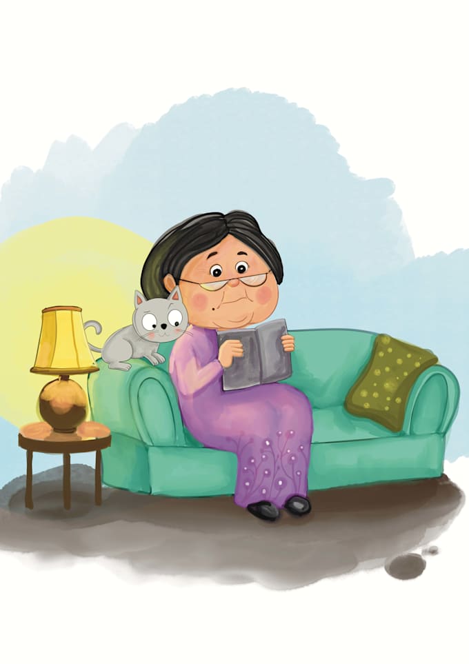 do cute childrens book illustration and storybook covers